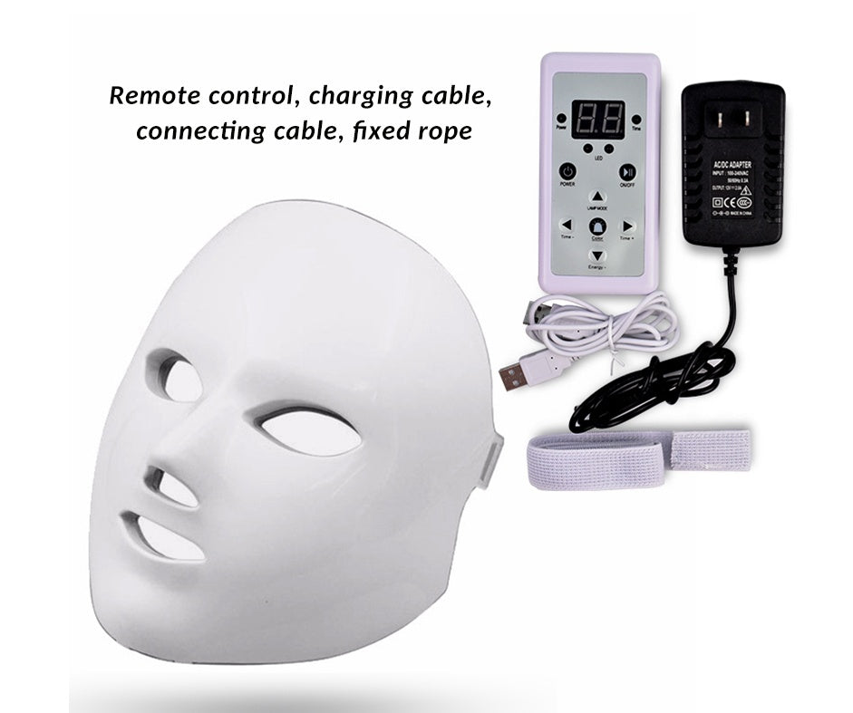Appareil LED Visage 5 en 1 – Soin Complet pour une Peau Lumineuse et Raffermie