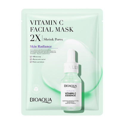 Masque Visage en Tissu – Collagène, Acide Hyaluronique & Vitamine C