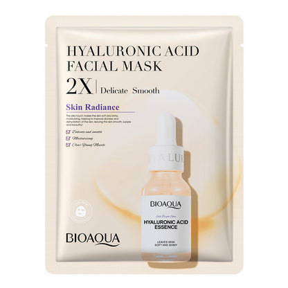Masque Visage en Tissu – Collagène, Acide Hyaluronique & Vitamine C