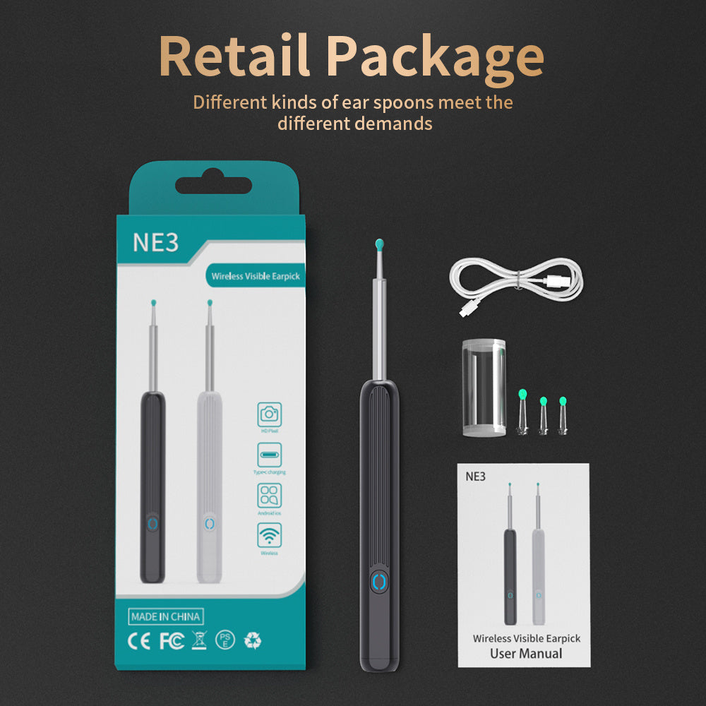 Nettoyeur d'Oreilles avec Caméra HD – Précision, Hygiène et Sécurité