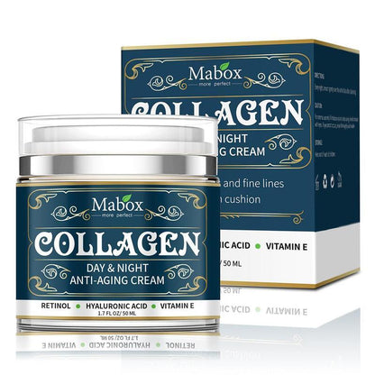 Crème Visage Hydratante au Collagène – Anti-Âge, Jour & Nuit