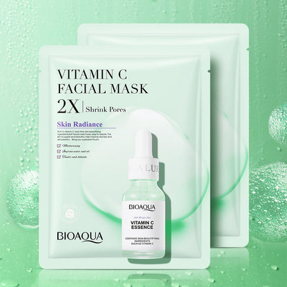 Masque Visage en Tissu – Collagène, Acide Hyaluronique & Vitamine C