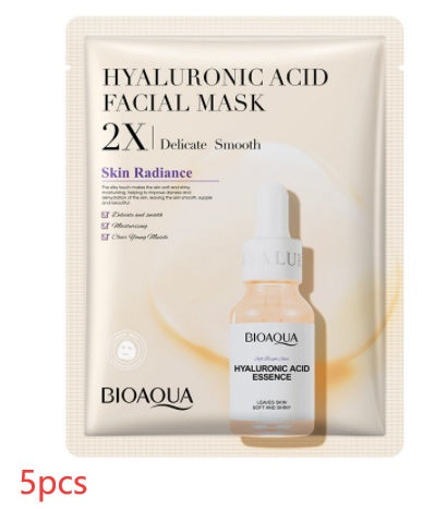 Masque Visage en Tissu – Collagène, Acide Hyaluronique & Vitamine C